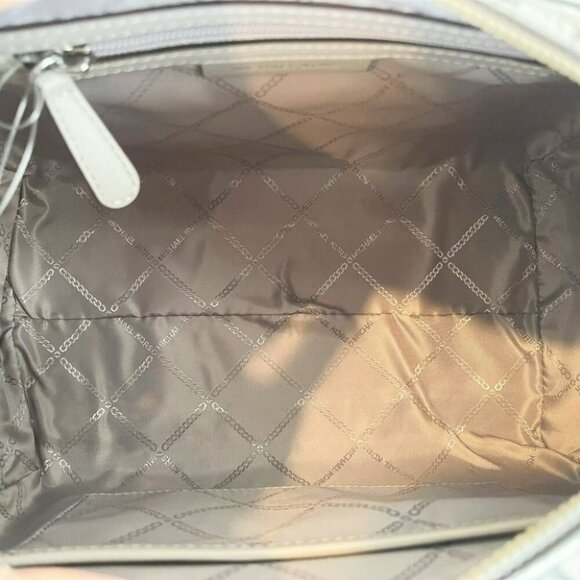 NWT Michael Kors Silver Satchel - Picture 8 of 14